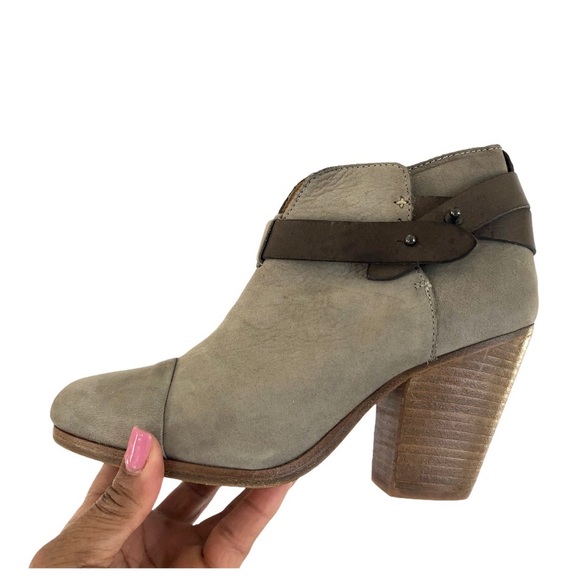 Rag and Bone Harrow Grey Suede Ankle Boots, 36 - Picture 3 of 15